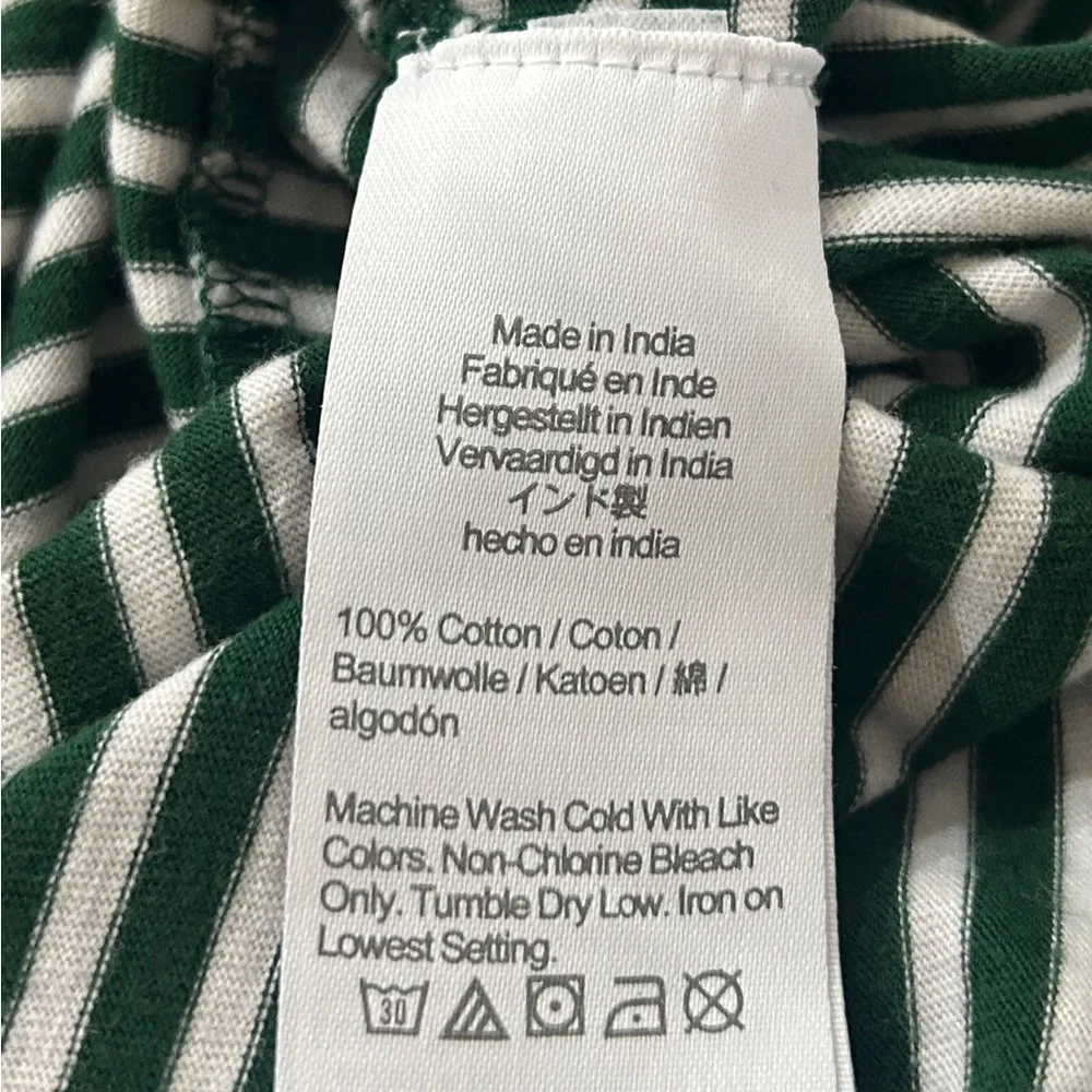 Crewcuts green & White Striped cotton Polo size xs 4-5 (boys)